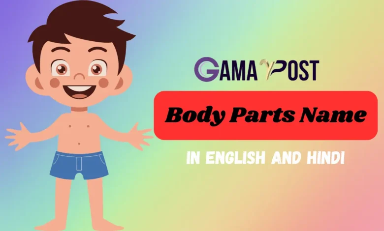 body parts name