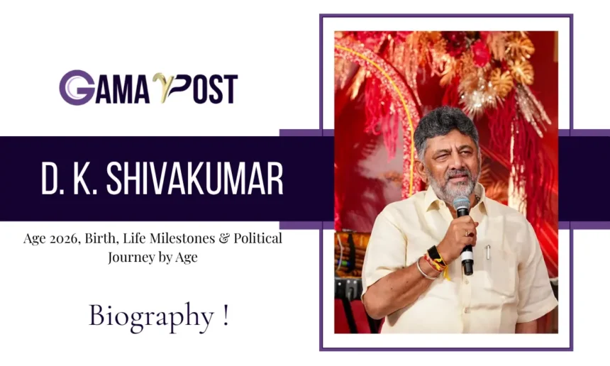 D. K. Shivakumar Age