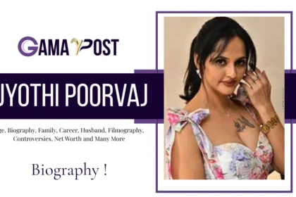 Jyothi Poorvaj Age